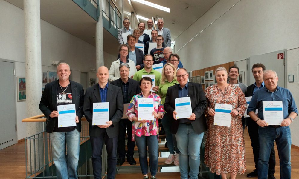 “Seniorenfreundlicher Service“ in Malsch ~ 32 IG-Malsch Mitglieder nahmen erfolgreich an der Zertifizierung teil