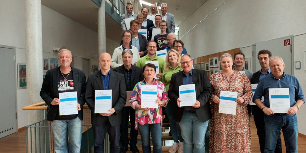 “Seniorenfreundlicher Service“ in Malsch ~ 32 IG-Malsch Mitglieder nahmen erfolgreich an der Zertifizierung teil