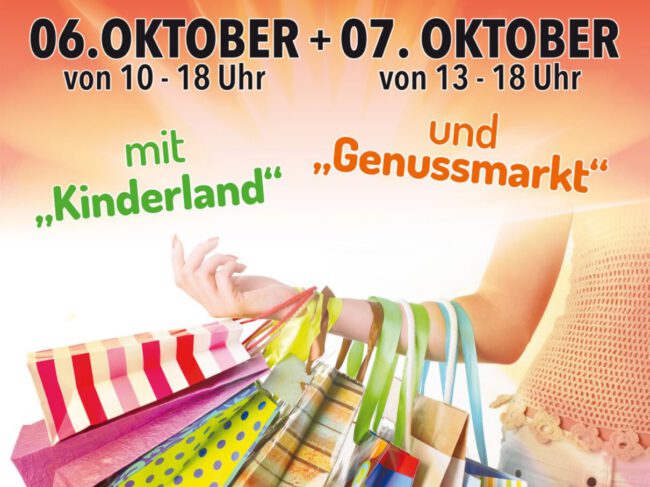 Verkaufsoffener Sonntag mit Herbstmarkt, Genussmarkt und Kinderland am 06./07.10.2018 in Malsch