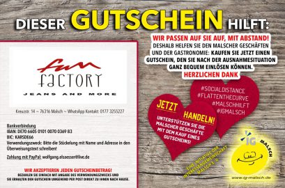 Fun Factory Gutschein ~ Malsch hilft!