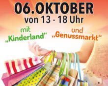 Verkaufsoffener Sonntag mit Kinderland, Genuss-, und Jahrmarkt am 06. Oktober 2019 in Malsch